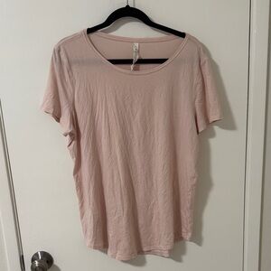 Lululemon Athletica Light Pink Short Sleeve Tee